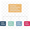 Chart Flow Sitemap Icon