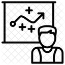 Analyste Sportif Tactique Strategie De Basket Ball Icône