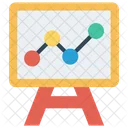 Analytic Graph Chart Icon