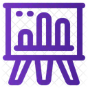 分析的、チャート、分析 アイコン