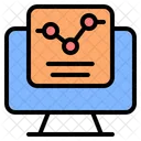 Analytic Statistic Graph Icon