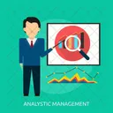 Analytic Analytics Presentation Icon