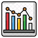 Infographic Chart Analytic Diagram Sales Report Icon