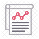 Analytic Report Sheet Icon