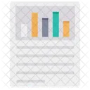 Analytic Report Document Report Analysis Icon
