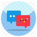 Analytical Chat  Icon