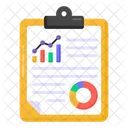 Descriptive Data Statistics Report Analytics Report Icon