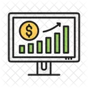 Analytics Dollar Earning Icon