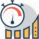 Graph Chronometer Stopwatch Icon