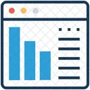 Analytics Bar Seo Icon