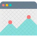 Analytics Graph Website Icon