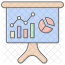 Analytics Lineal Color Icon Icon