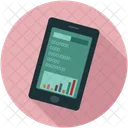 Analytics Graphs Mobile Icon