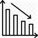 Analytics Chart Decreasing Icon
