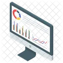 Analytics Statistical Analysis Business Graph Icon