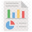 Business Document Analytics Statistics Icon