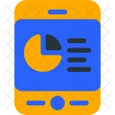 Stat Smartphone Analytic Icon