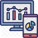 Analytics Chart Analysis Online Analysis Icon