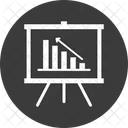 Analytics Business Performance Line Graph Icon
