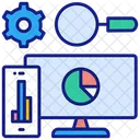 Analytics Smartphone Graph Icon