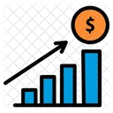 Profit Graph Growth Graph Analytics Icon