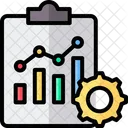 Business And Finance Line Chart Analytics Icon
