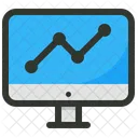 Analytics Chart Monitoring Icon