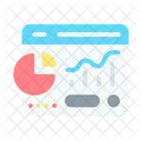 Analytics Graph Monitoring Icon