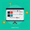 Analytics Presentation Strategy Icon