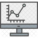 Analytics Computer Graph Icon