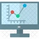Analytics Computer Graph Icon