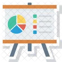 Analytics Graph Presentation Icon