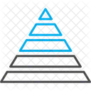 Analytics Chart Pyramid Icon