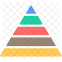 Analytics Chart Pyramid Icon