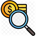 Analytics Money Coin Icon