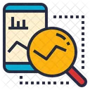 Analytics Application Research Icon