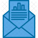 Analytics Diagram Email Icon