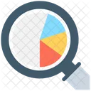 Analytics Magnifier Cogwheel Icon
