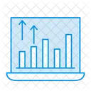 Analytics Laptop Chart Icon
