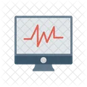 Analytics Monitor Pulses Icon