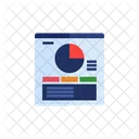 Analytics chart report  Icon