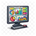Analytics dashboard  Icon