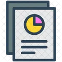 Analytics Document  Icon