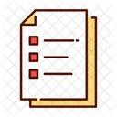 Analytics Document Checklist Document Icon