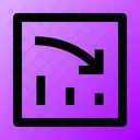 Analytics-down  Icon