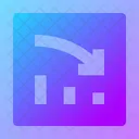 Analytics-down  Icon