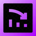 Analytics-down  Icon