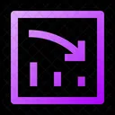 Analytics-down  Icon