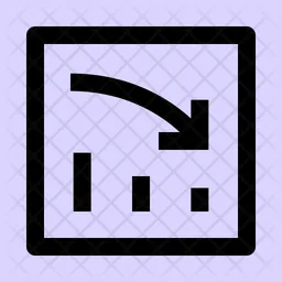 Analytics-down  Icon