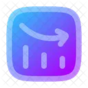 Analytics-down  Icon